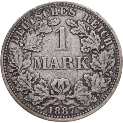 Купить Германия 1 марка (mark) 1887