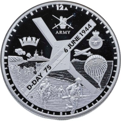 купить Олдерни 5 фунтов 2019 "75 лет высадке союзников в Нормандии"