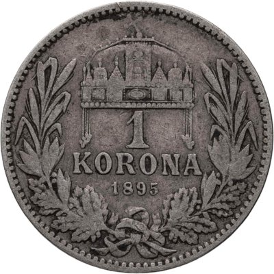 купить Австро-Венгрия 1 крона (korona) 1895 для Венгрии