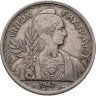Купить Французский Индокитай 1 пиастр (piastre) 1947   Ребристый гурт
