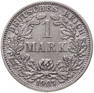 купить Германия 1 марка 1907 F знак монетного двора: "F" - Штутгарт