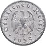 Купить Германия, Третий рейх 50 рейхспфеннигов 1935, знак монетного двора "A" — Берлин