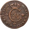 Купить Швеция  1/2 скиллинга 1820
