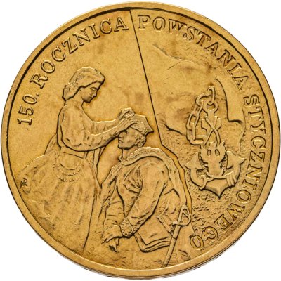 купить Польша 2 злотых (zlote) 2013 "150 лет Январскому восстанию"