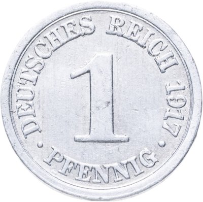купить Германия 1 пфенниг (pfennig) 1917 D знак монетного двора: "D" - Мюнхен
