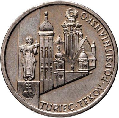 купить Жетон Словакии "Теков, Турьец и Подситнянско" 2012