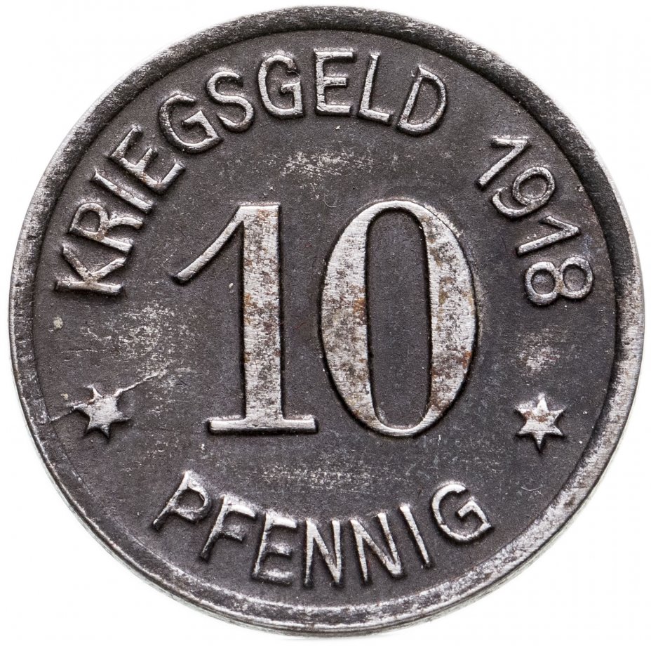 купить Германия (Зиген) нотгельд  10 пфеннигов 1918