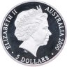 Купить Австралия 5 долларов (dollars) 2000 "Олимпийские игры в Сиднее. Плащеносная ящерица"