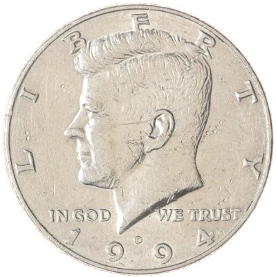 купить США 50 центов (1/2 доллара, half dollar) 1994 D Kennedy Half Dollar (Кеннеди)