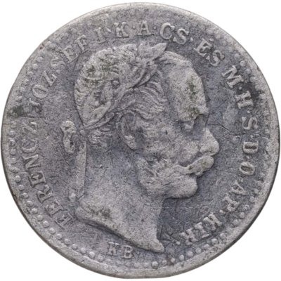 купить Венгрия 10 крейцеров (krajczar) 1870 KB знак монетного двора "KB" - Кремница