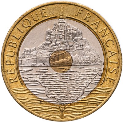купить Франция 20 франков (francs) 1992