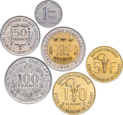 купить Западная Африка набор монет 1997-2010 (6 штук)