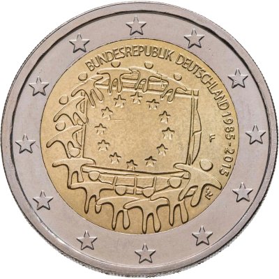 купить Германия 2 евро 2015 "30 лет флагу Европейского союза"