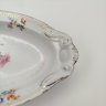 Купить Блюдо сервировочное овальной формы с фигурными ручками и цветочным декором, фарфор, деколь, золочение, Российская империя, 1890-1915 гг.