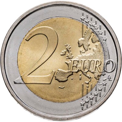 купить Германия 2 евро (euro) 2022 35 лет программы Erasmus, знак монетного двора "J" - Гамбург