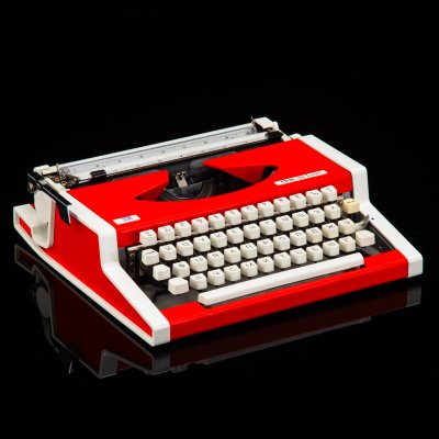 купить Машинка печатная "Unis TBM De Luxe" в оригинальном кофре, металл, пластик, Tvornica Biro Mašina, Югославия, 1970-1990 гг.