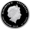Купить Австралия 50 центов (cents) 2014 Proof "Восточный календарь - Год Лошади. Лунар в цветном исполнении" в футляре