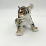 Купить Статуэтка "Тигрёнок", скульптор Б.Я. Воробьев, фарфор, роспись, Ленинградский фарфоровый завод (ЛФЗ), СССР, 1970-1991 гг.