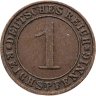 Купить Германия 1 рейхспфенниг (reichspfennig) 1934 A  знак монетного двора "A" — Берлин