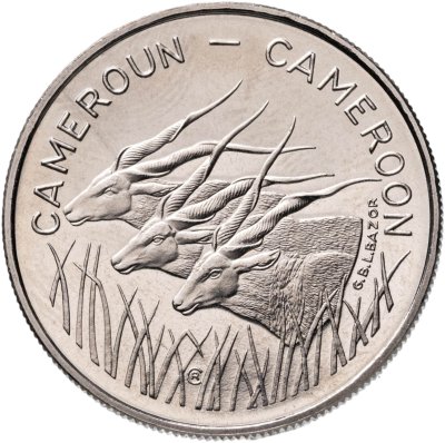 купить Камерун 100 франков (francs) 1972 CAMEROUN - CAMEROON пробник ESSAI