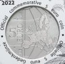 Купить Бельгия 5 евро 2022 "70 лет Марсупилами" в обычном исполнении в блистере