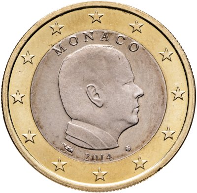 купить Монако 1 евро (euro) 2014