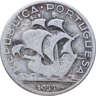 купить Португалия 5 эскудо (escudos) 1933