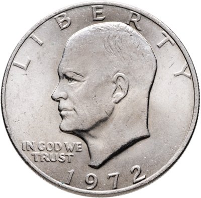 купить США 1 доллар (dollar) 1972 доллар Эйзенхауэра