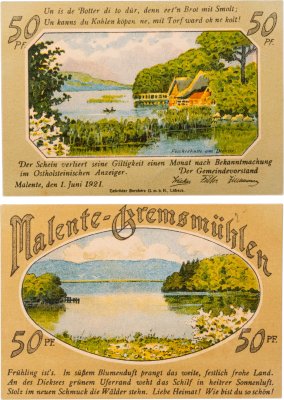 купить Австрия нотгельды 50 пфеннигов 1921