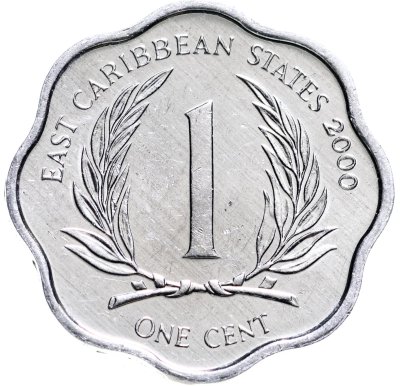 купить Восточные Карибы 1 цент (cent) 2000