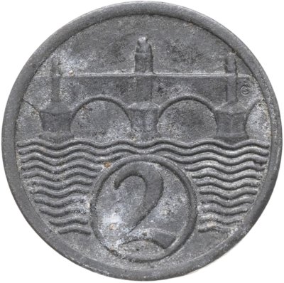 купить Чехословакия 2 геллера (halere) 1925