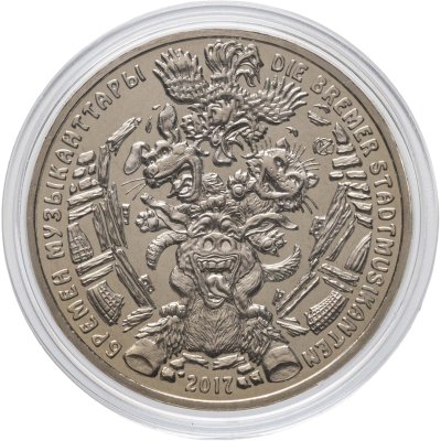 купить Казахстан 100 тенге 2017 "Бременские музыканты", в буклете