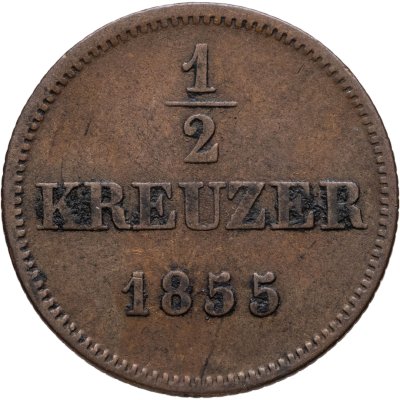 купить Бавария 1/2 крейцера 1855