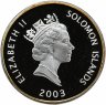 Купить Соломоновы острова 25 долларов 2003 "Самолеты мира: Де Хевилленд DH.106 "Комета""