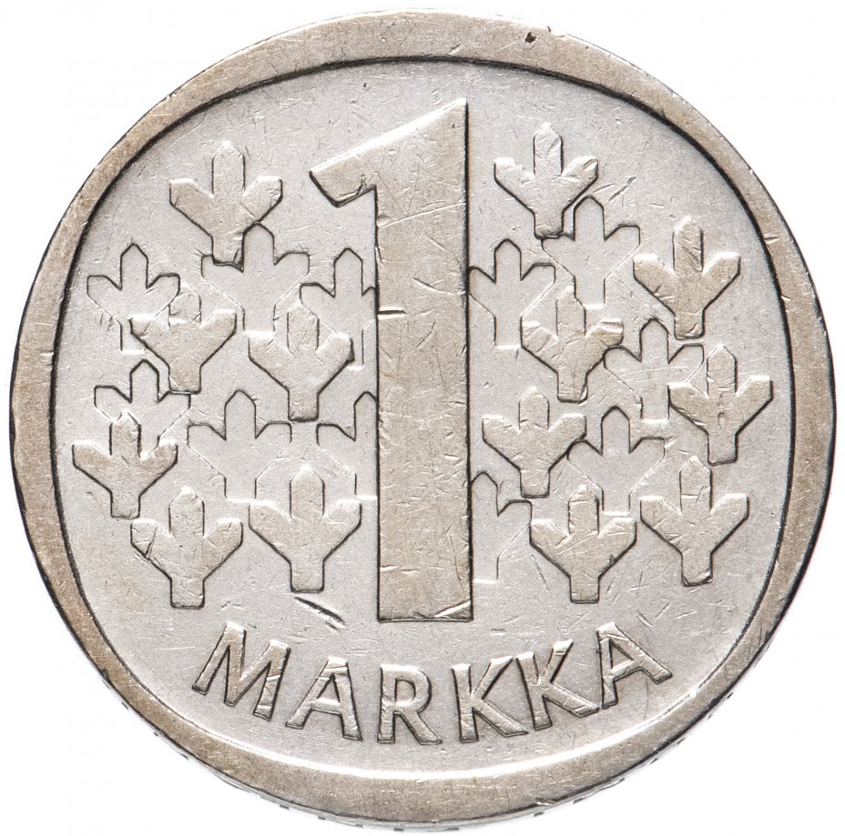 купить Финляндия 1 марка 1964-1966, случайный год
