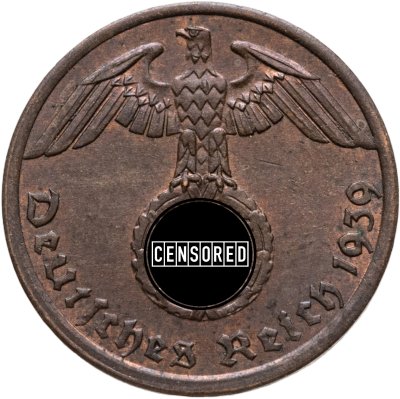 купить Германия, Третий рейх 1 рейхспфенниг (reichspfennig) 1939