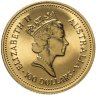 Купить Австралия 100 dollars (долларов) 1987 UNC "The Australian Gold Nugget - Наггет - Австралийский Самородок"