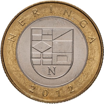 купить Литва 2 лита (litai) 2012 "Курорты Литвы - Неринга"