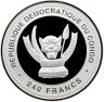 Купить Демократическая Республика Конго 240 франков 2012 "Китайский гороскоп - Год дракона. Богатство"