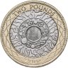 Купить Великобритания 2 фунта (pounds) 2004