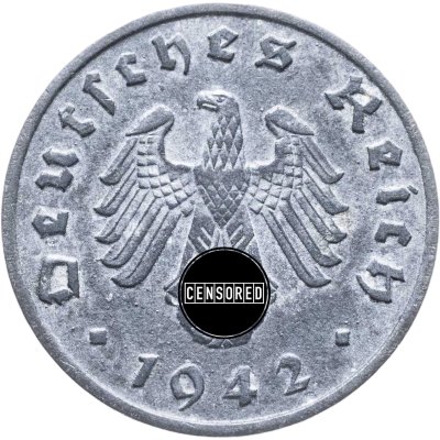 купить Германия, Третий Рейх 1 рейхспфенниг 1942 "А"