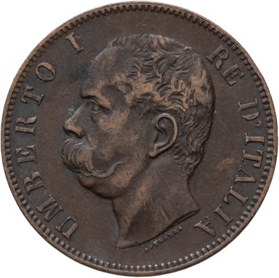 купить Италия 10 чентезимо (centesimi) 1893, знак монетного двора "BI" - Бирмингем