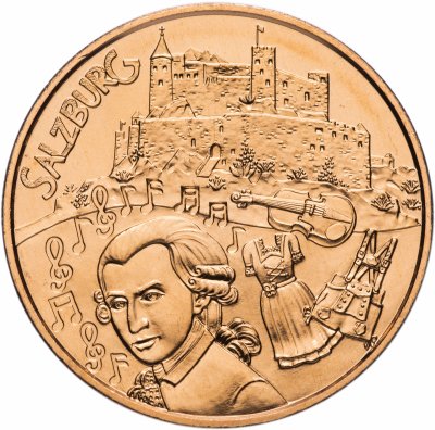 купить Австрия 10 евро 2014 Зальцбург