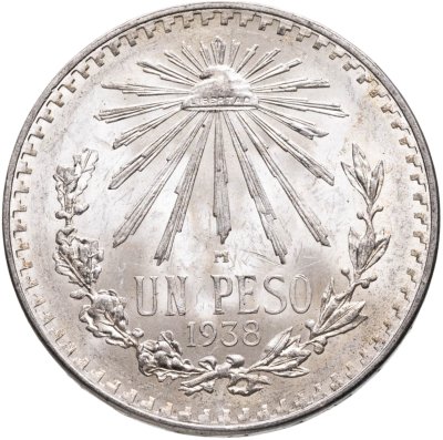 купить Мексика 1 песо (peso) 1938