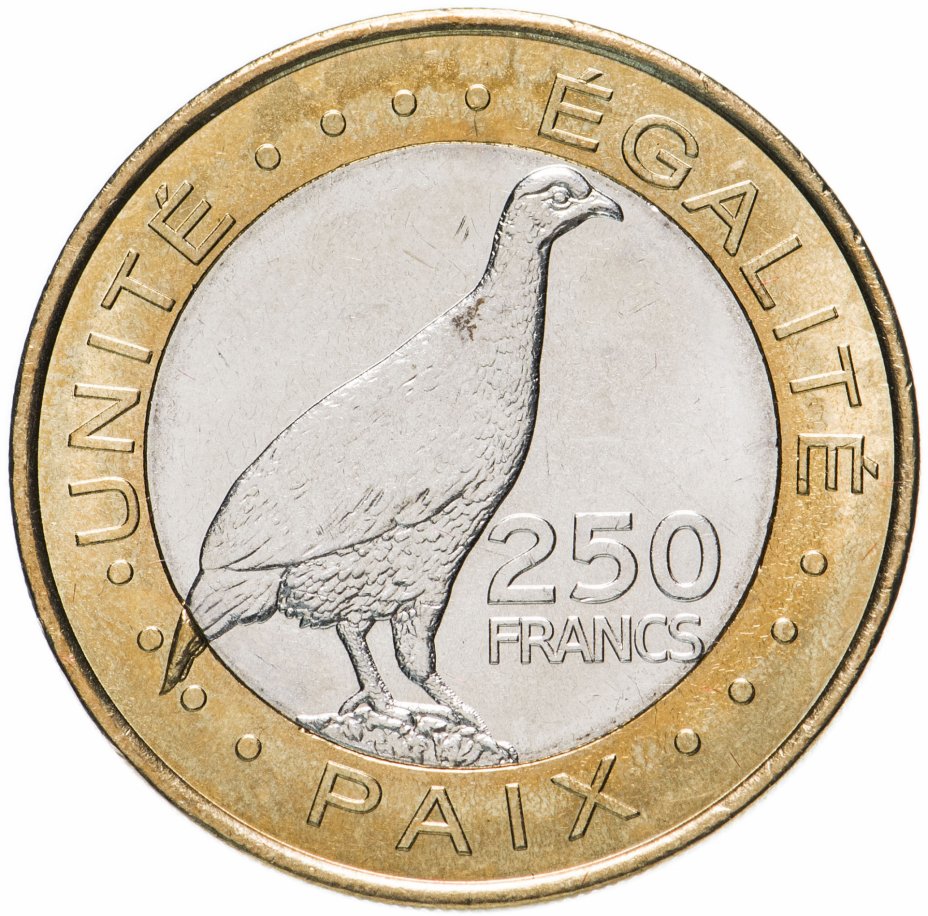 купить Джибути 250 франков (francs) 2012