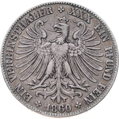 купить Франкфурт 1 талер 1860