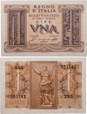 купить Италия 1 лира 1939