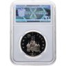 Купить 3 рубля 1992 ММД Proof Международный год Космоса, в слабе Монетник.ру PF65
