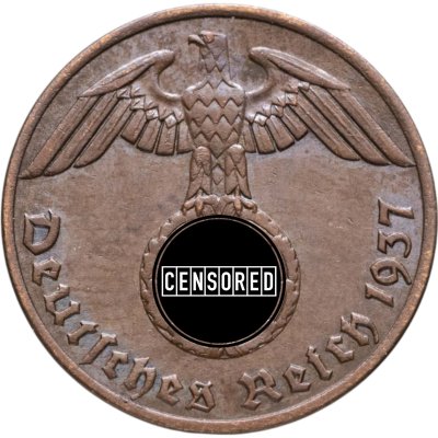 купить Германия (Третий рейх) 1 рейхспфенниг (reichspfennig) 1937 A