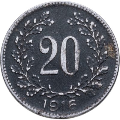 купить Австрия 20 геллеров (heller) 1916